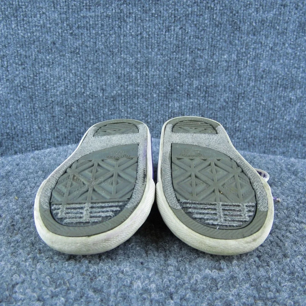Converse Girls Sneaker Shoes Purple Fabric Lace Up Size‎ T 5 Medium